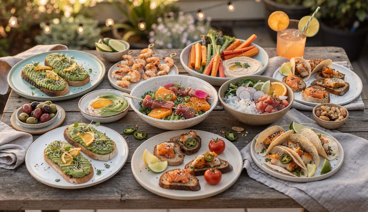 Snacks et fingers food californiens