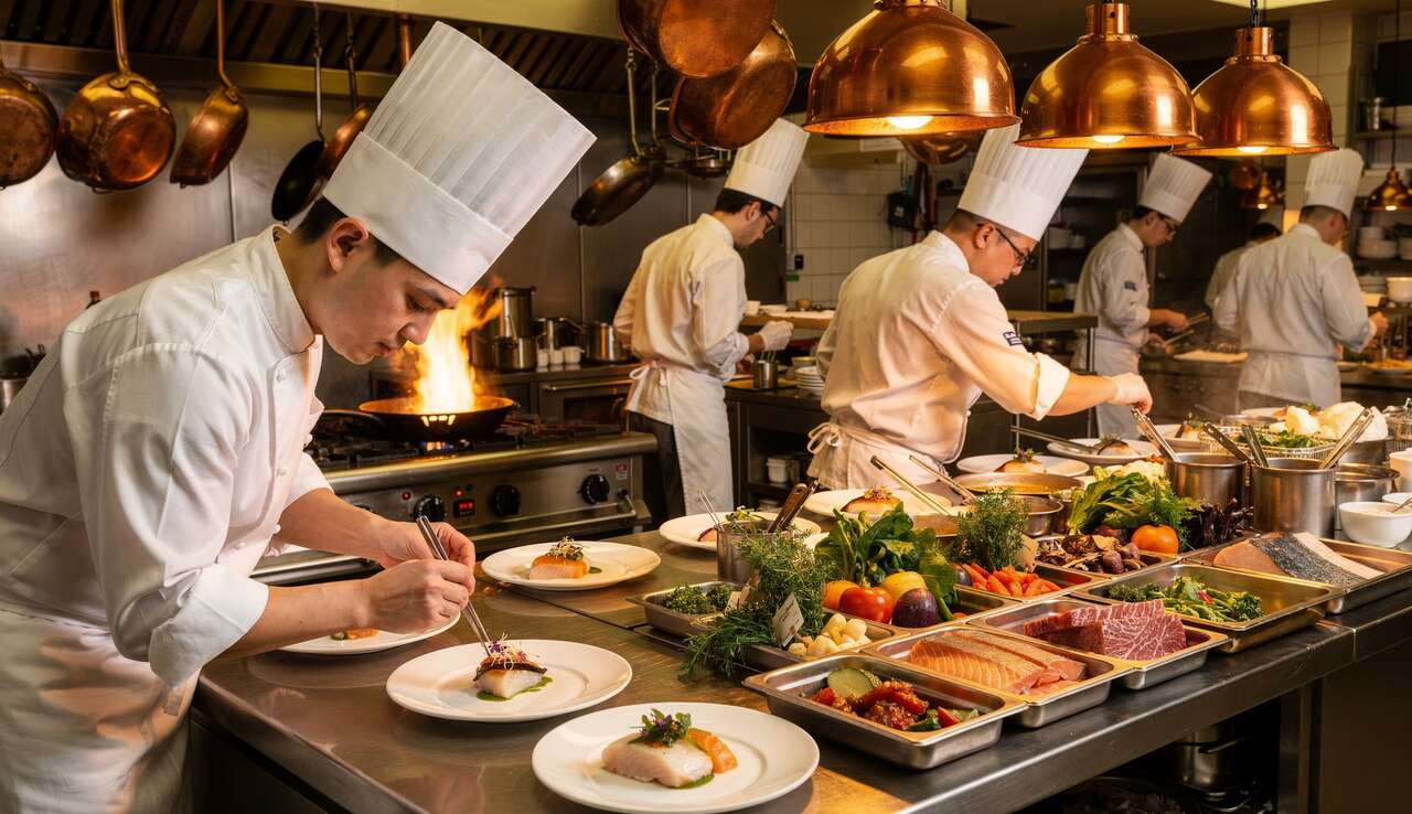 Les coulisses des cuisines étoilées Les coulisses des cuisines étoilées