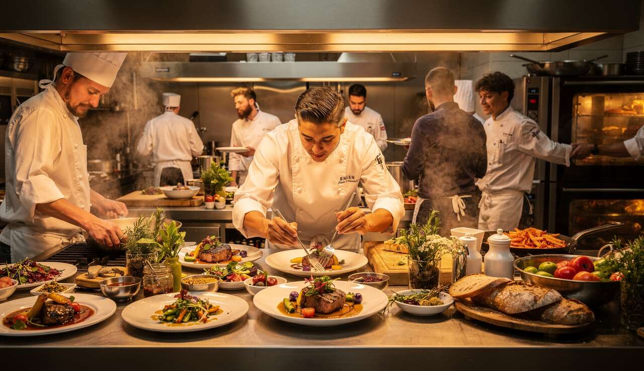 La symphonie des chefs en action La symphonie des chefs en action