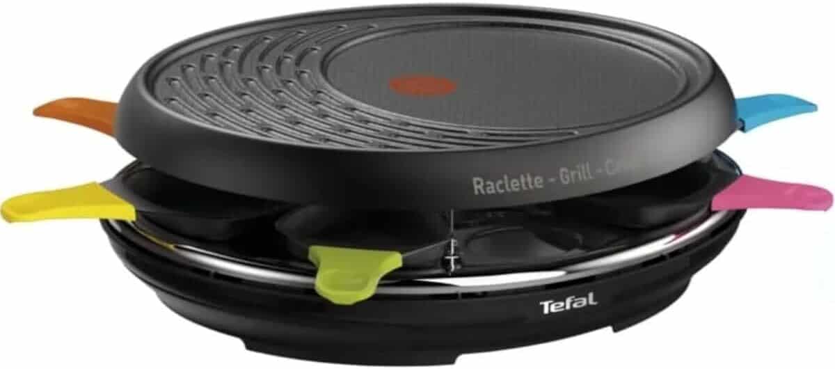 Test : appareil à raclette 8 personnes 1050w RE310812