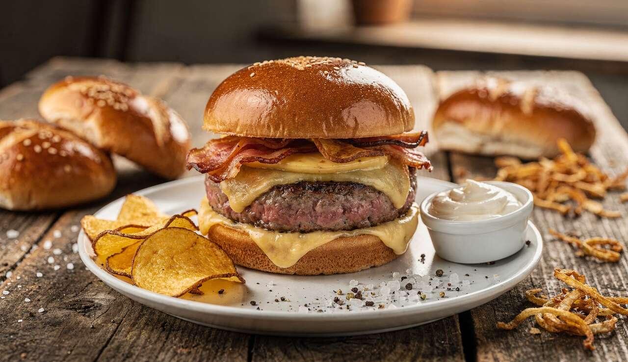 Recette de Burger Tartiflette Authentique