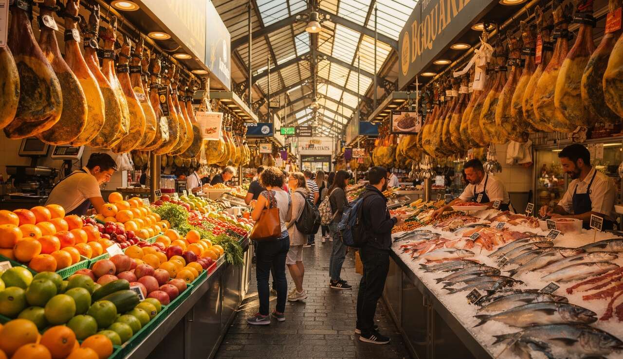 Introduction &agrave; la boqueria : un march&eacute; l&eacute;gendaire