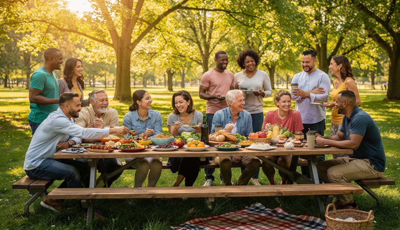 Impliquer la communaut&eacute; autour d'un repas