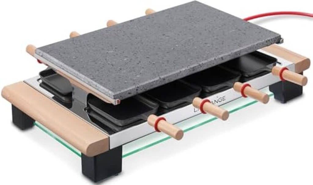 Test de la raclette Lagrange Élégance avec pierre naturelle