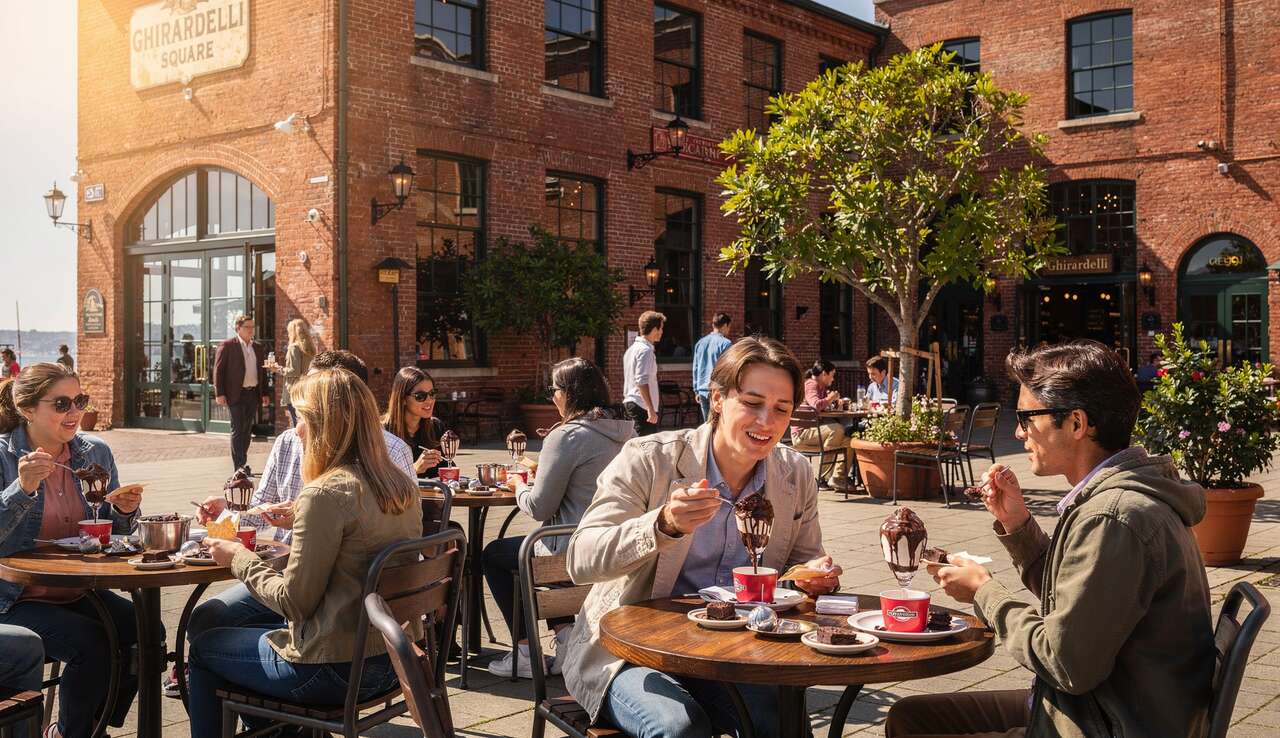 Ghirardelli square : un paradis pour les amateurs de chocolat
