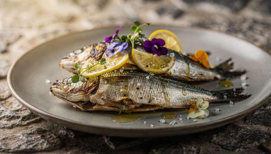 Les sardines et leur mur : hommage culinaire original