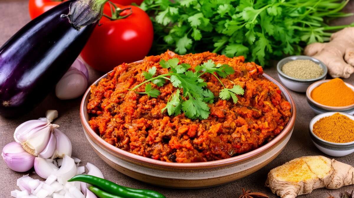 Recette de Baingan Bharta : aubergines à l'indienne