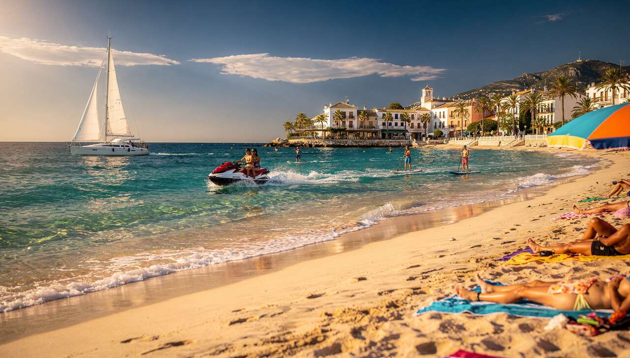 Activit&eacute;s nautiques et plages espagnoles