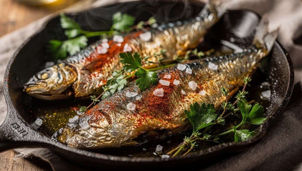 Recette : sardines poêlées savoureuses
