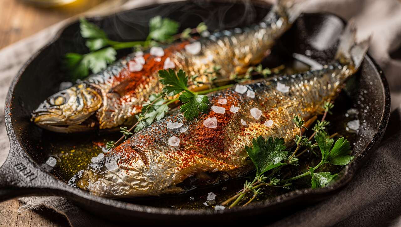 Recette : sardines poêlées savoureuses