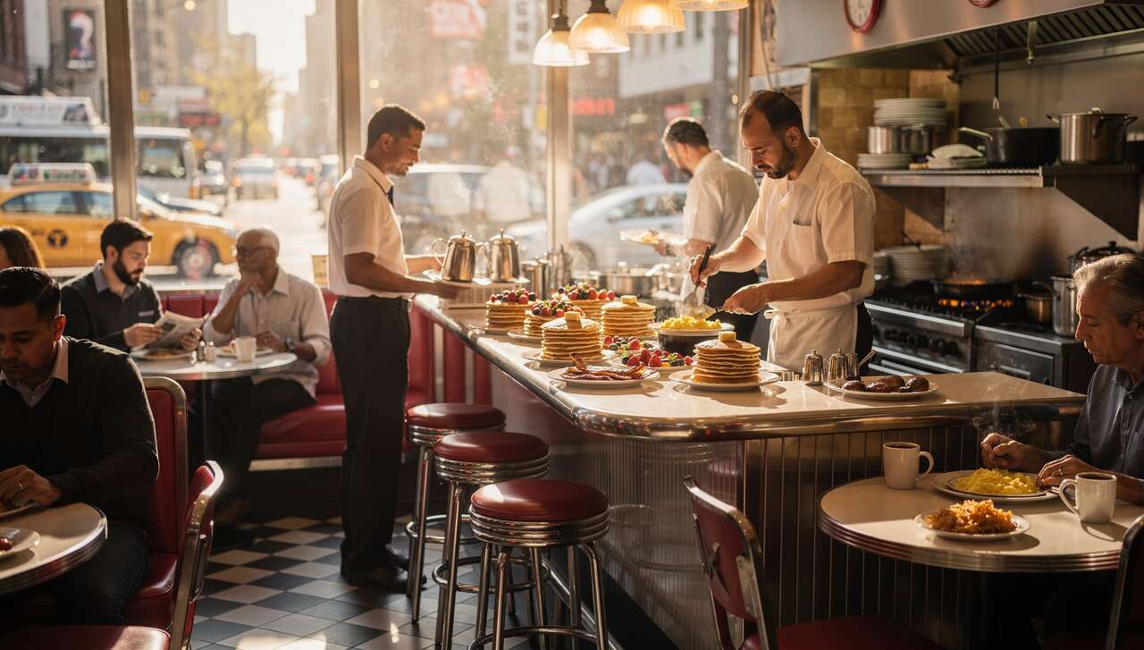 D&eacute;couverte des diners am&eacute;ricains