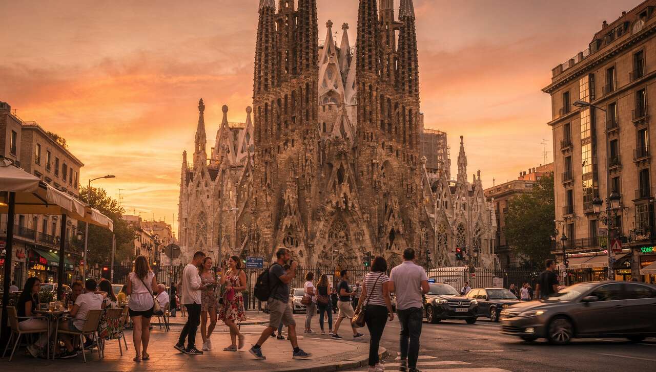 Photos de Barcelone : une étreinte virtuelle pour Barbara