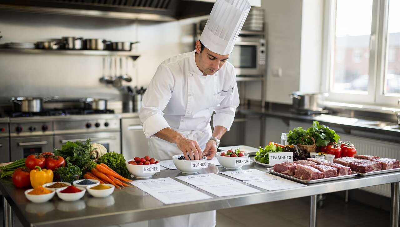 Organisation et gestion des menus en cuisine