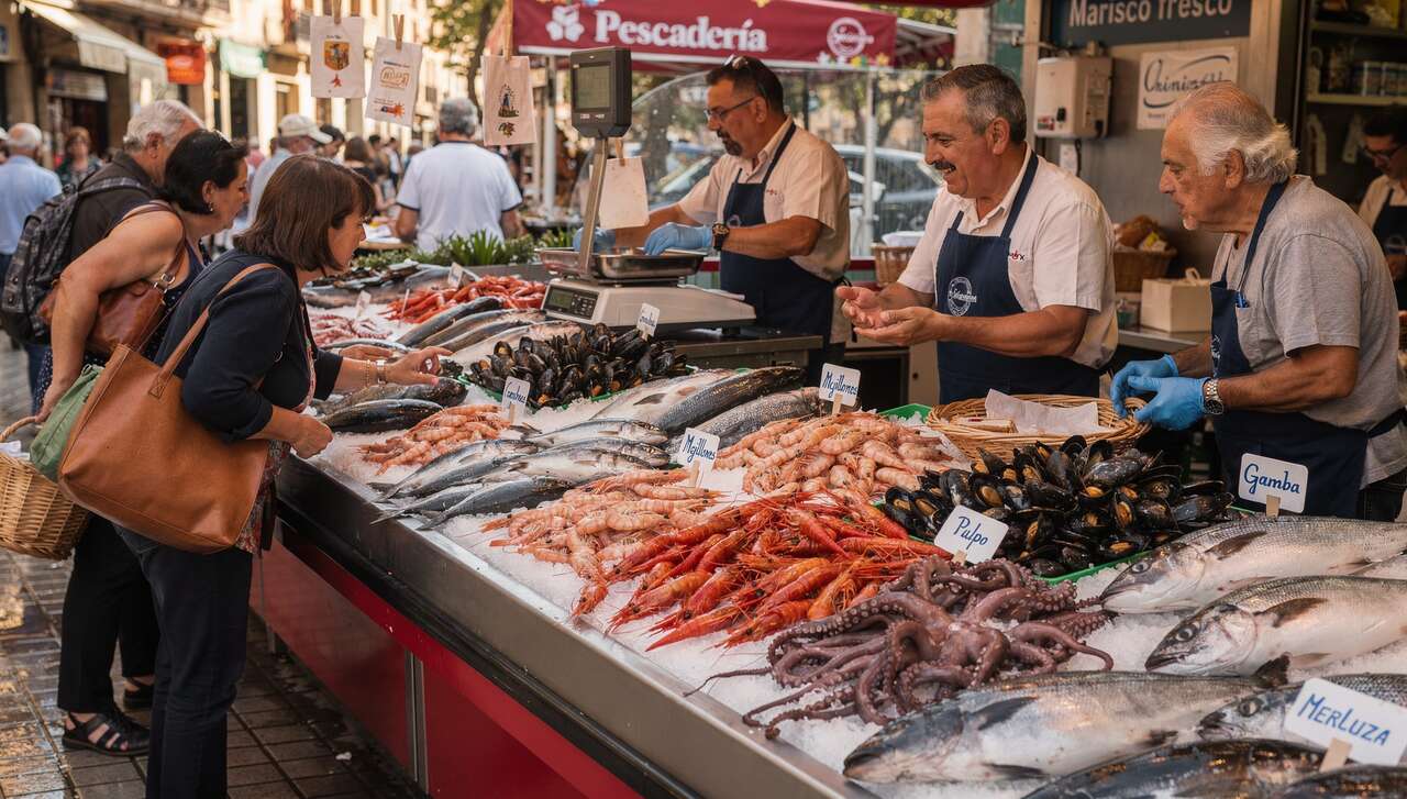 D&eacute;lices marins : fruits de mer et poissons typiques