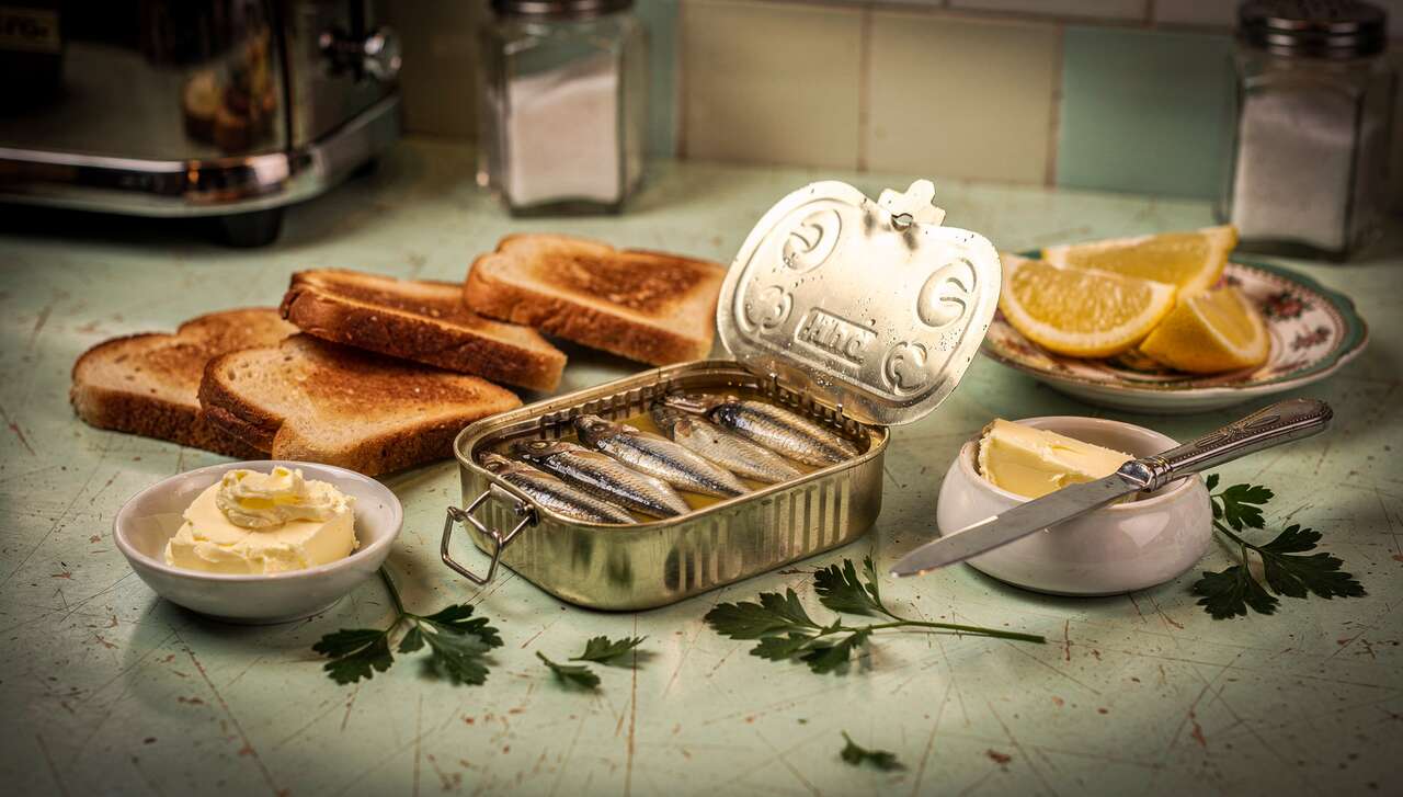 Toasts et tartines gourmandes &agrave; base de sardines