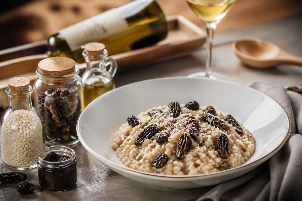 Risotto crémeux aux morilles : recette gourmande et facile