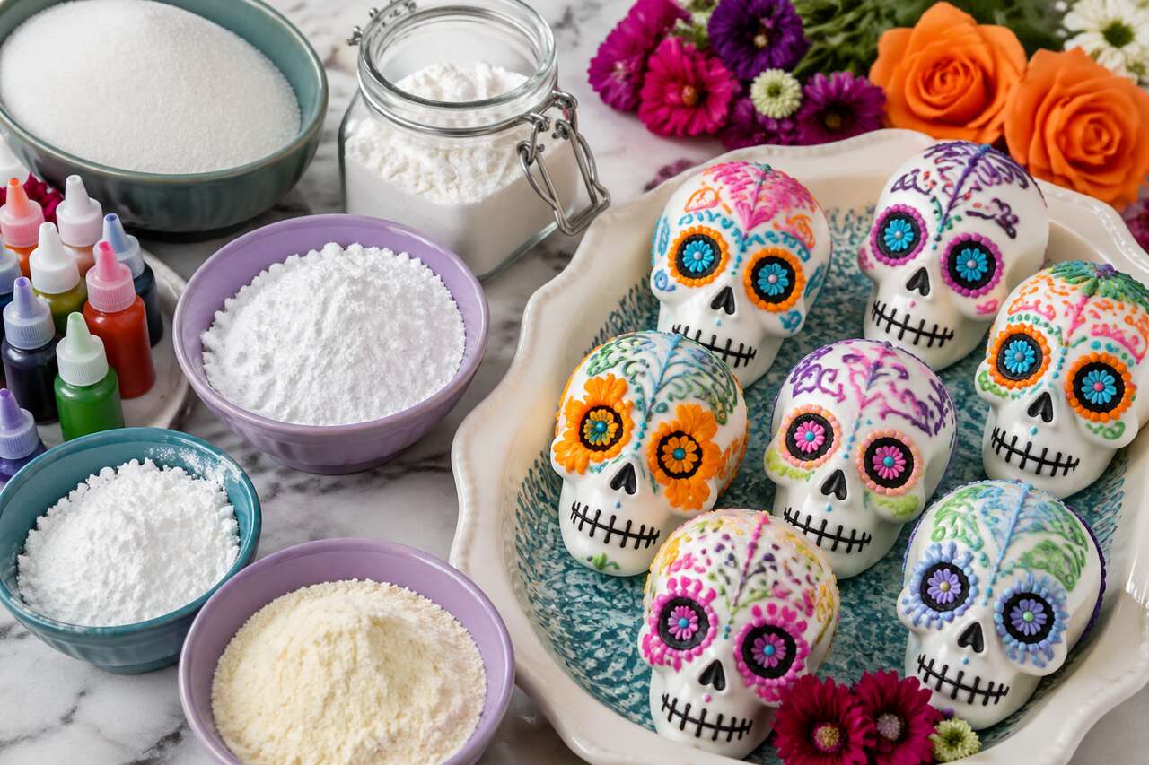 Recette : comment faire des crânes en sucre ?