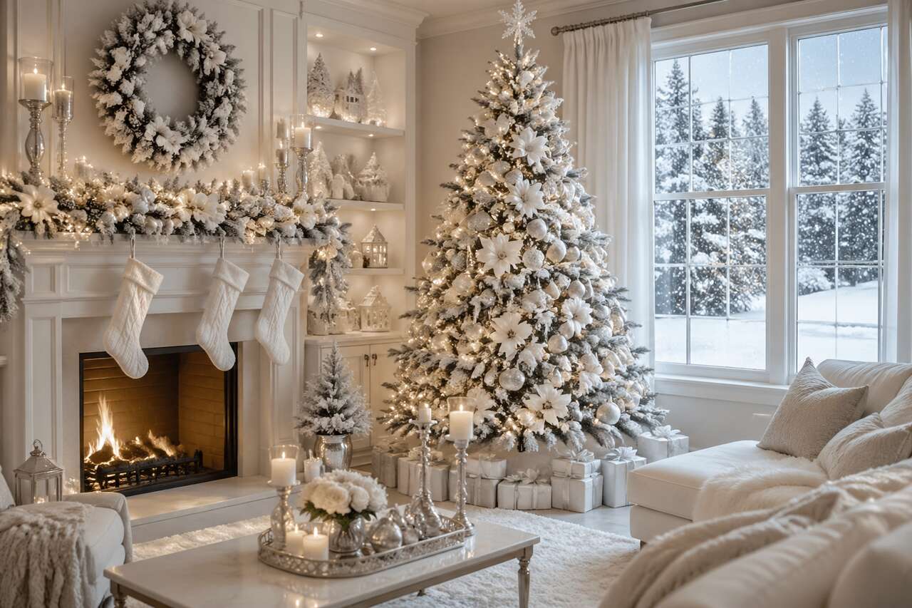 Id&eacute;es de d&eacute;corations en blanc pour sublimer votre maison