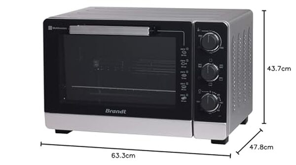 Découvrez le test détaillé du mini four Brandt FC405MS : évaluation de ses performances, capacité de 40L et accessoires inclus pour une cuisine pratique et efficace.