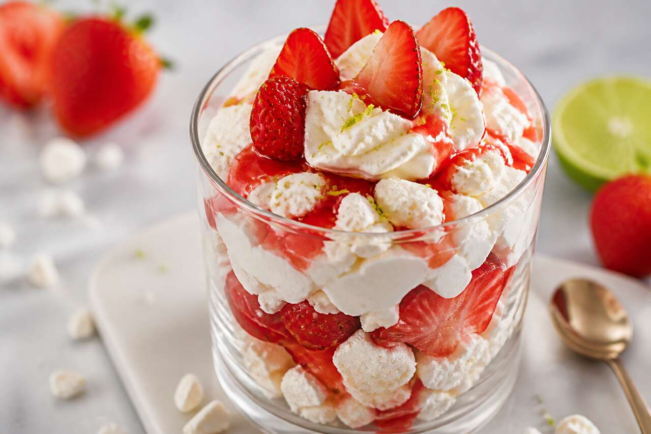 Recette facile d'Eton Mess aux fraises