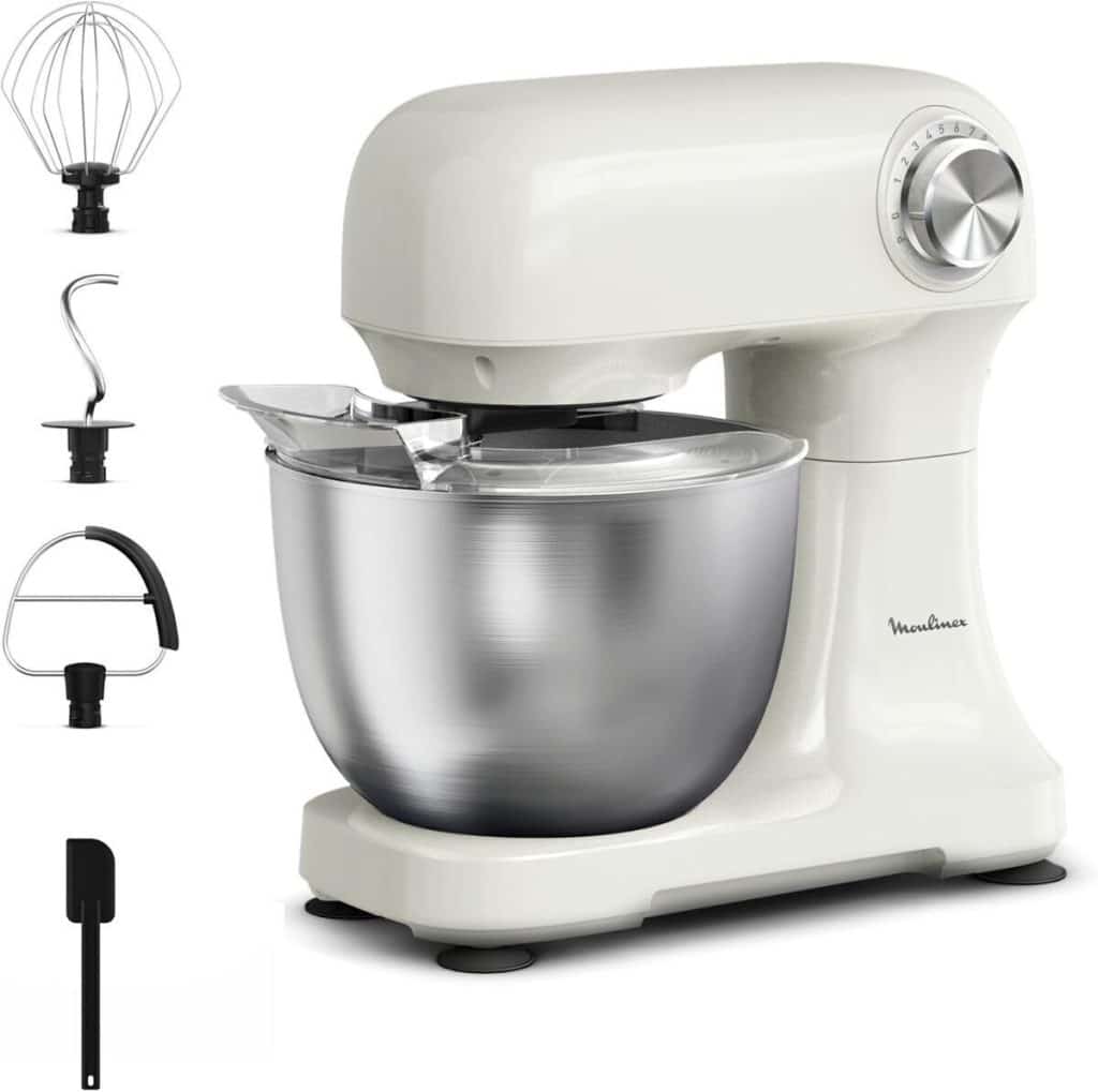 Test robot pâtissier compact Moulinex bake simple QA141AF0