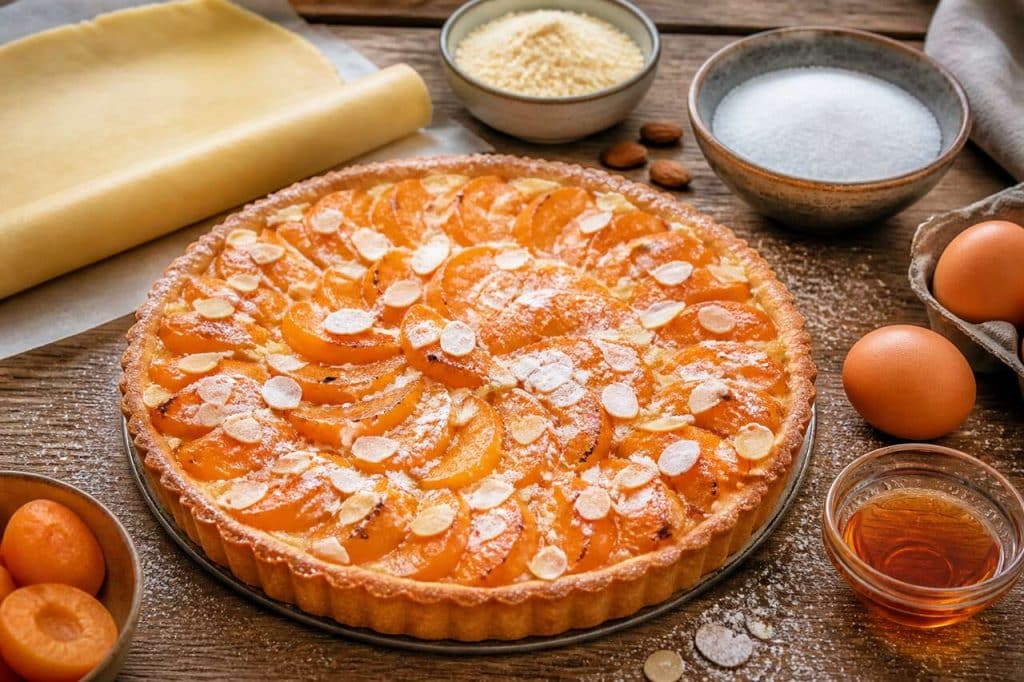 Tarte aux abricots et amandes : une recette gourmande