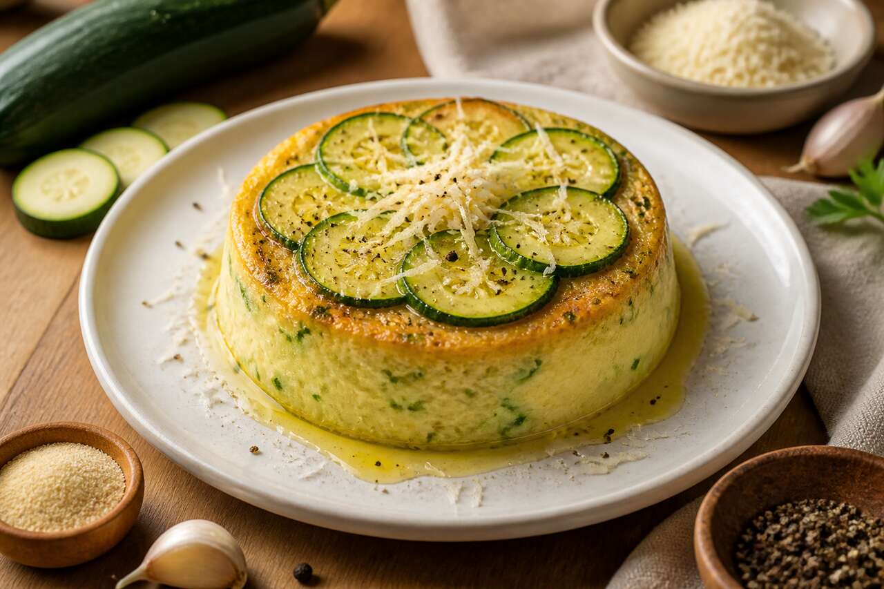 Flan de courgette : recette facile et légère