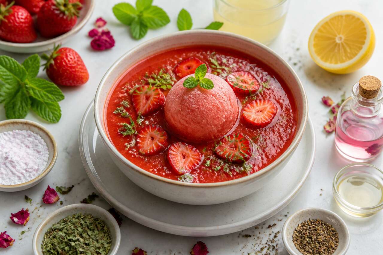 Recette de soupe de fraise : un dessert rafraîchissant