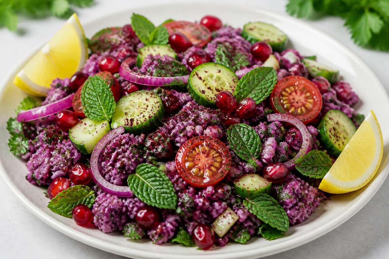 Taboulé de chou-fleur violet : recette originale et colorée