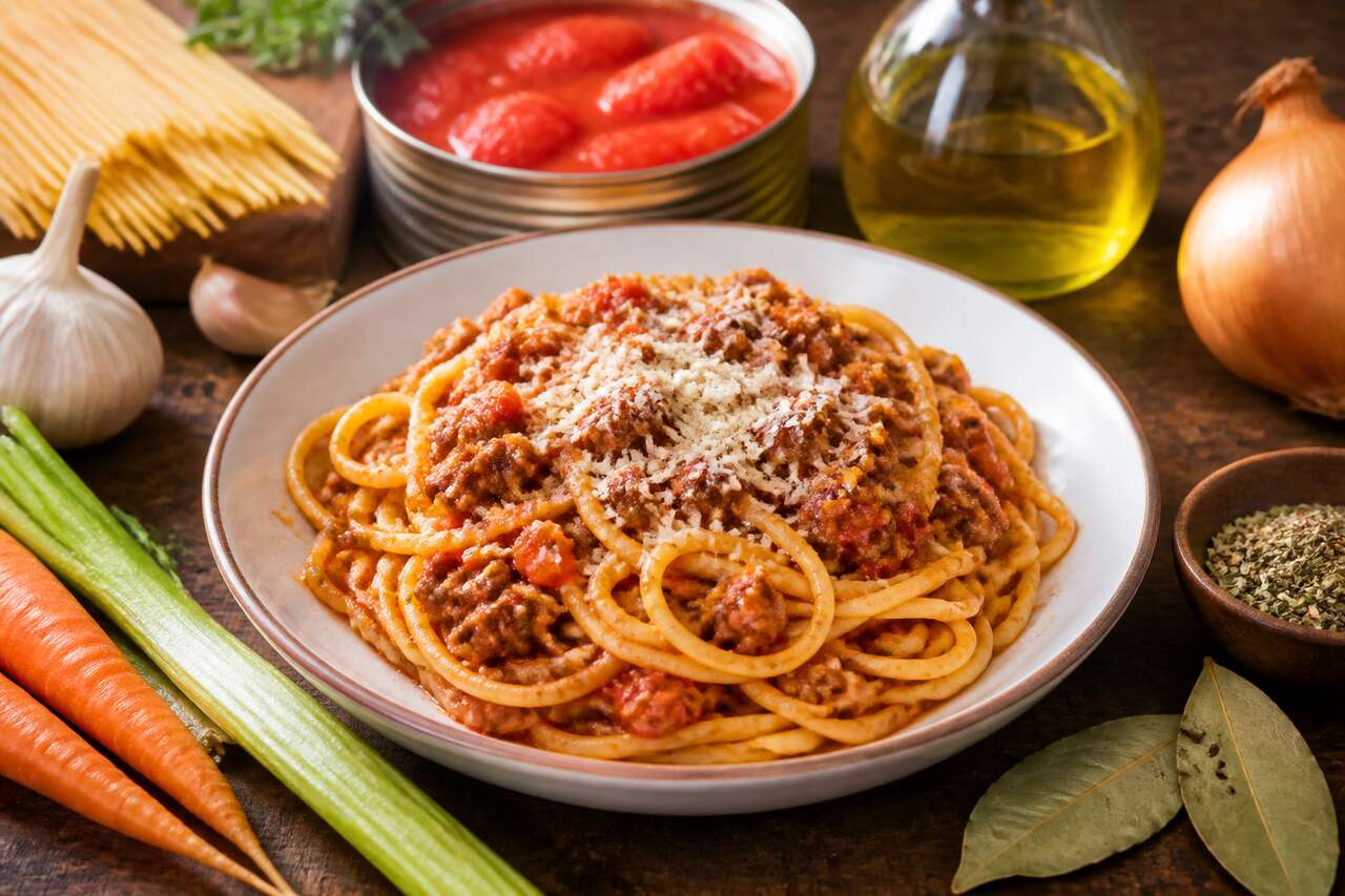 Spaghetti bolognaise de ma Mamie : recette authentique