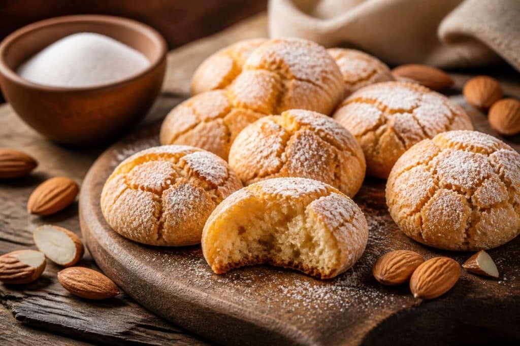 Biscuits amaretti moelleux : recette facile et savoureuse