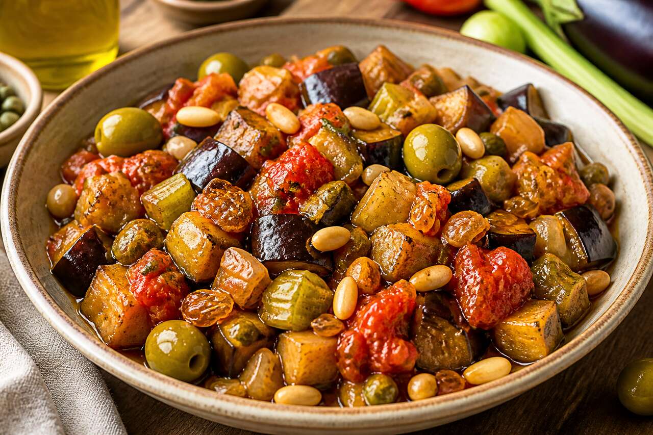 Caponata sicilienne : recette traditionnelle facile