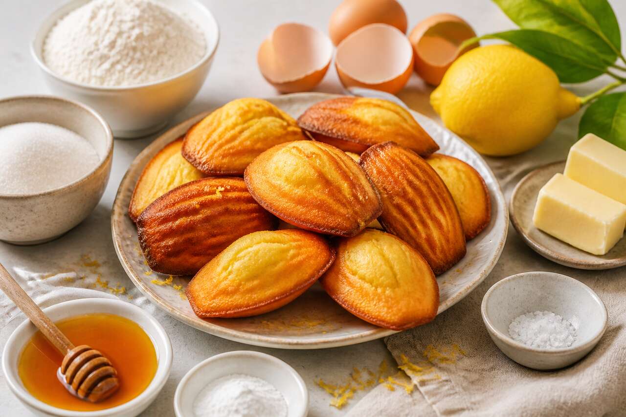 Recette de madeleines au citron moelleuses et faciles