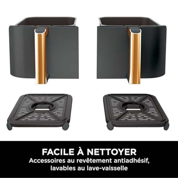 Découvrez notre test détaillé de la friteuse sans huile Ninja Foodi MAX Dual Zone : performance, fonctionnalités 6-en-1 et avis complet pour bien choisir.