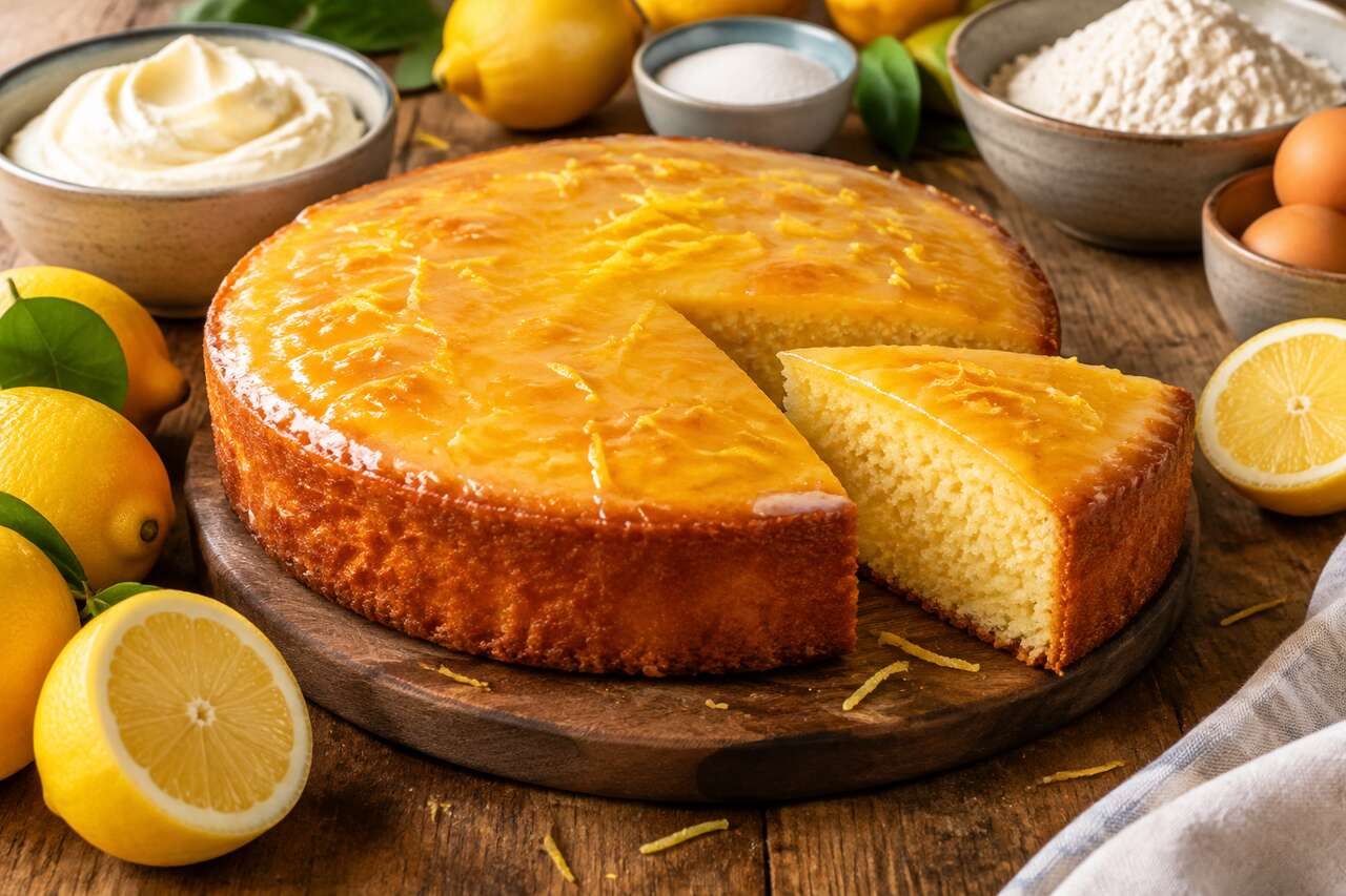 Cake au mascarpone et citron : recette facile et gourmande