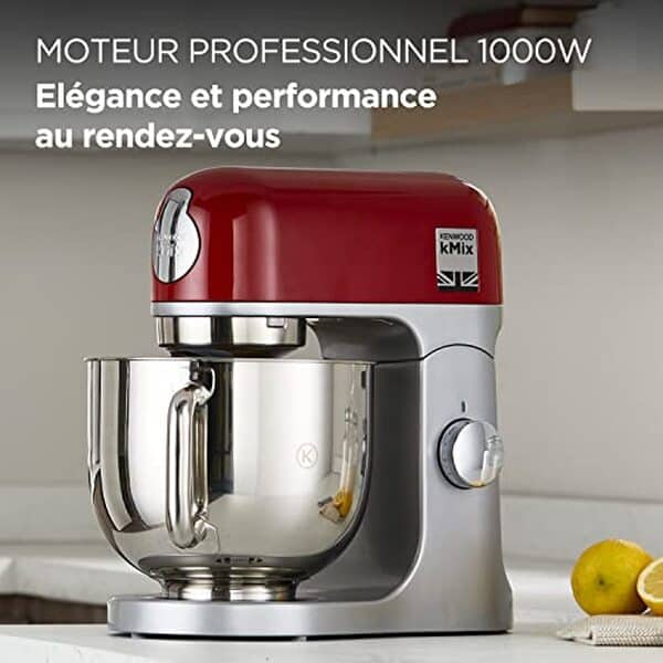 Découvrez notre test du robot pâtissier Kenwood KMX750RD rouge. Puissance, capacité 5 L et performances : tout ce qu'il faut savoir avant d'acheter.