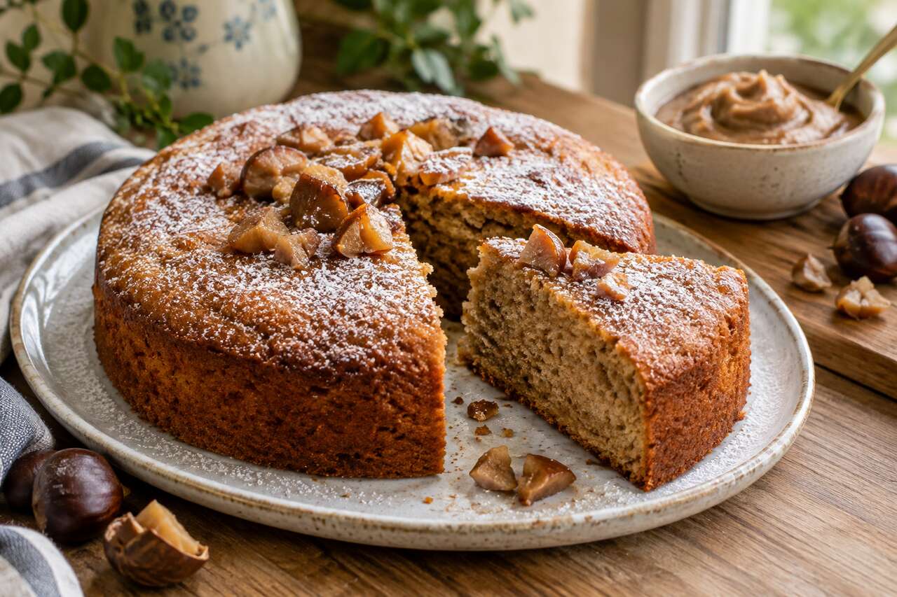 Cake à la crème de marron : recette gourmande et facile