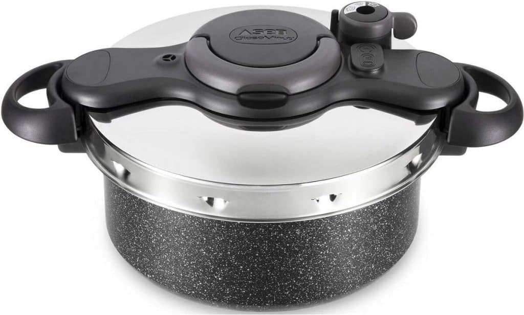 Test de la cocotte-minute SEB Clipsominut'Ultra Resist 5 L : finition pierre