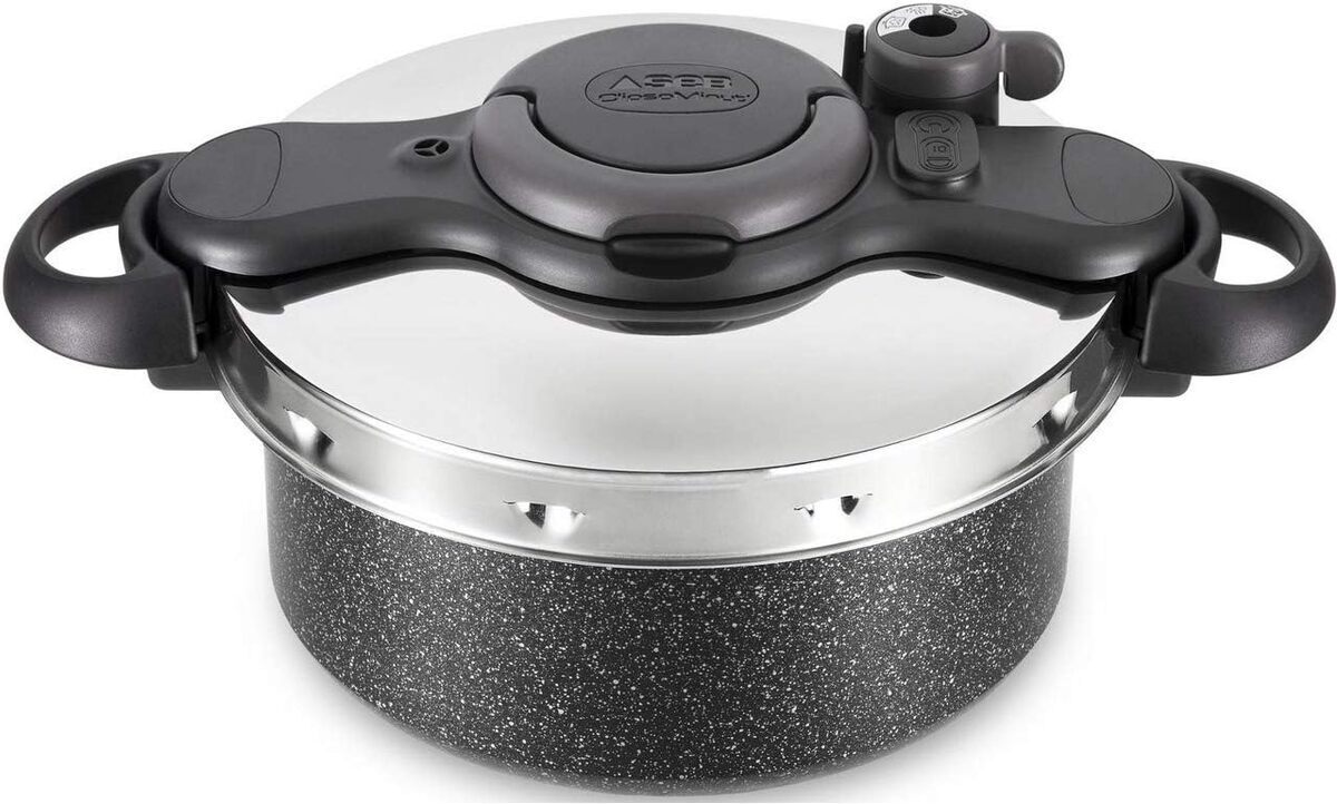 Test de la cocotte-minute SEB Clipsominut'Ultra Resist 5 L : finition pierre